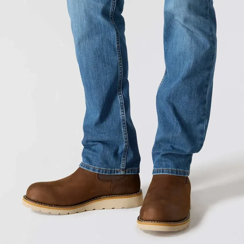 Slim Tapered Rugged Flex-arbejdsjeans til mænd