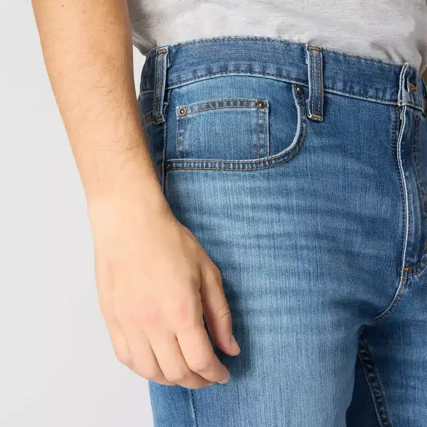 Slim Tapered Rugged Flex-arbejdsjeans til mænd
