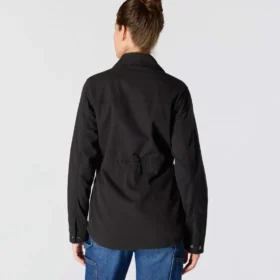 Tencel-canvasfrakke til kvinder med god åndbarhed