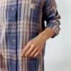Tencel™ Fiber Series-skjorte i løs pasform med twill-tern til kvinder