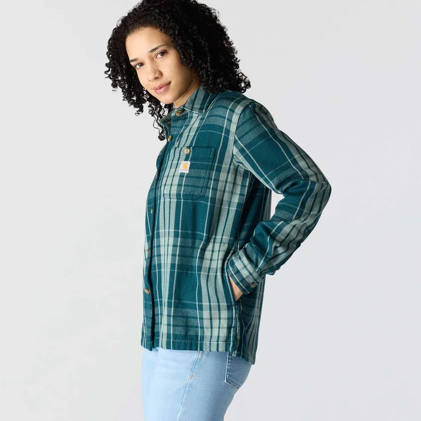 Tencel™ Fiber Series-skjorte i løs pasform med twill-tern til kvinder
