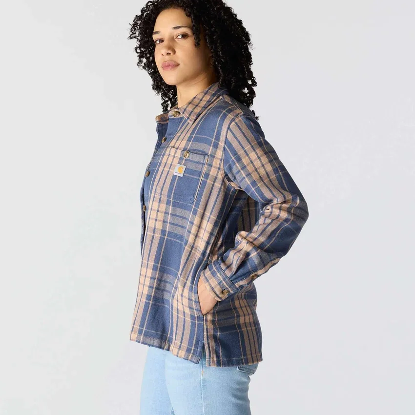 Tencel™ Fiber Series-skjorte i løs pasform med twill-tern til kvinder