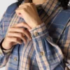 Tencel™ Fiber Series-skjorte i løs pasform med twill-tern til kvinder