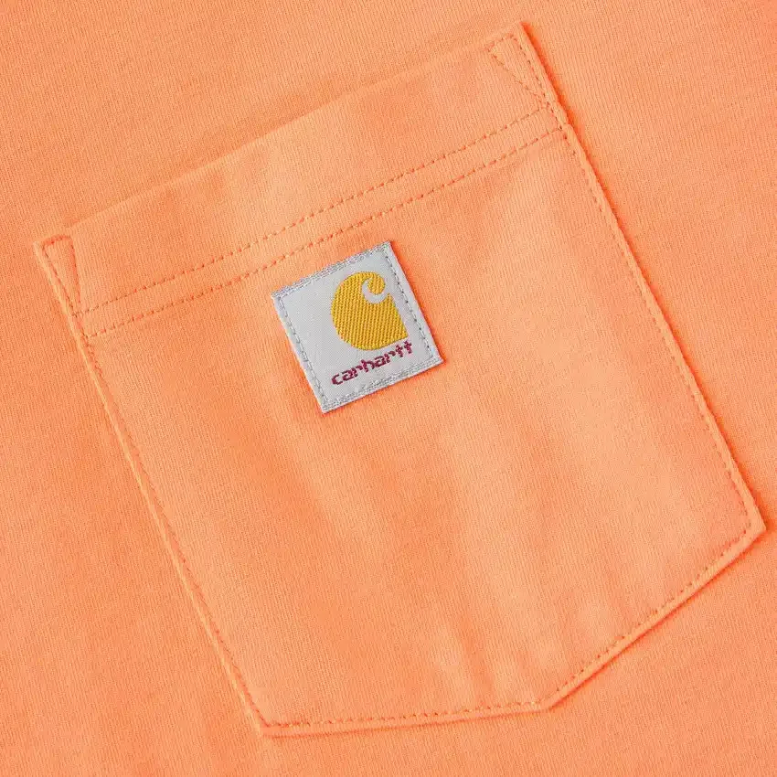 Tencel-skjorte med lomme, løse ærmer og rund hals til kvinder