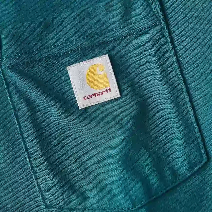 Tencel-skjorte med lomme, løse ærmer og rund hals til kvinder
