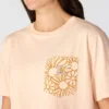 Tencel-skjorte til kvinder med løs pasform, letvægts og blomsterprint