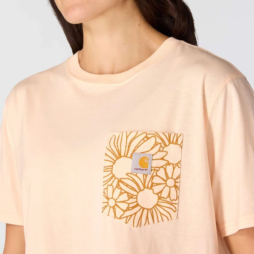 Tencel-skjorte til kvinder med løs pasform, letvægts og blomsterprint