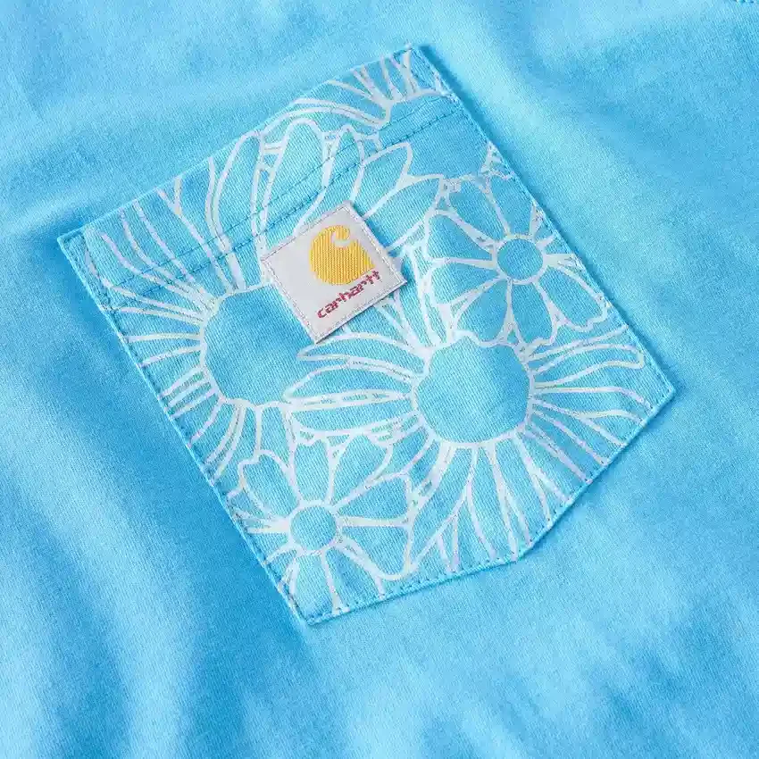 Tencel-skjorte til kvinder med løs pasform, letvægts og blomsterprint