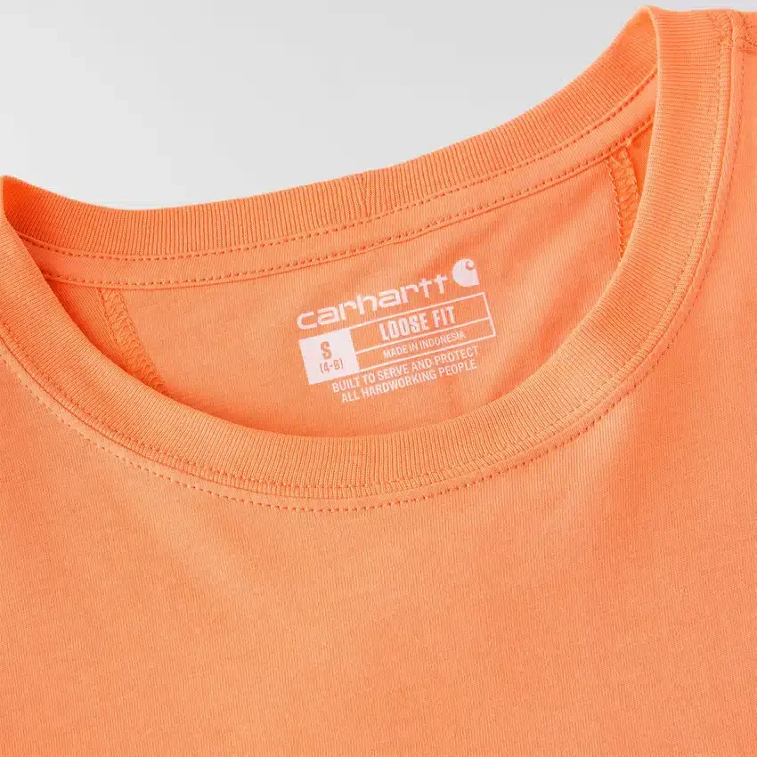 Tencel-skjorte til kvinder med løs pasform, rund hals og lomme
