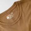 Tencel-skjorte til kvinder med løs pasform, rund hals og lomme