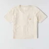 Tencel-skjorte til kvinder med løs pasform, rund hals og lomme