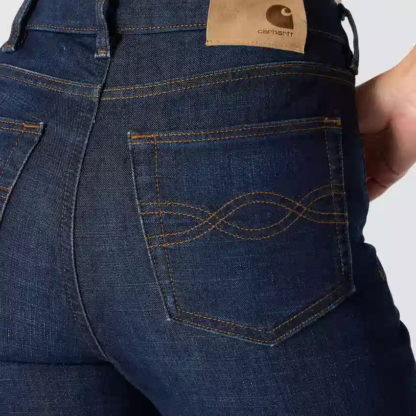 Tiller-jeans med høj talje og bootcut til kvinder
