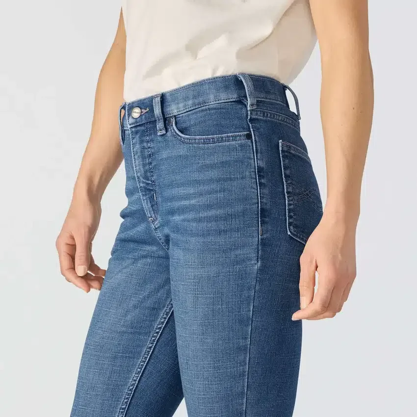 Tiller-jeans med høj talje og bootcut til kvinder
