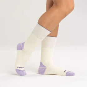 Twin Knit Midweight Topo Short Crew-strømpe til kvinder