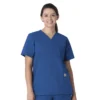 Unisex Force Essentials V-hals 6-lommet scrub-bluse