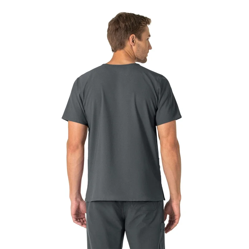 Unisex Force Essentials V-hals 6-lommet scrub-bluse