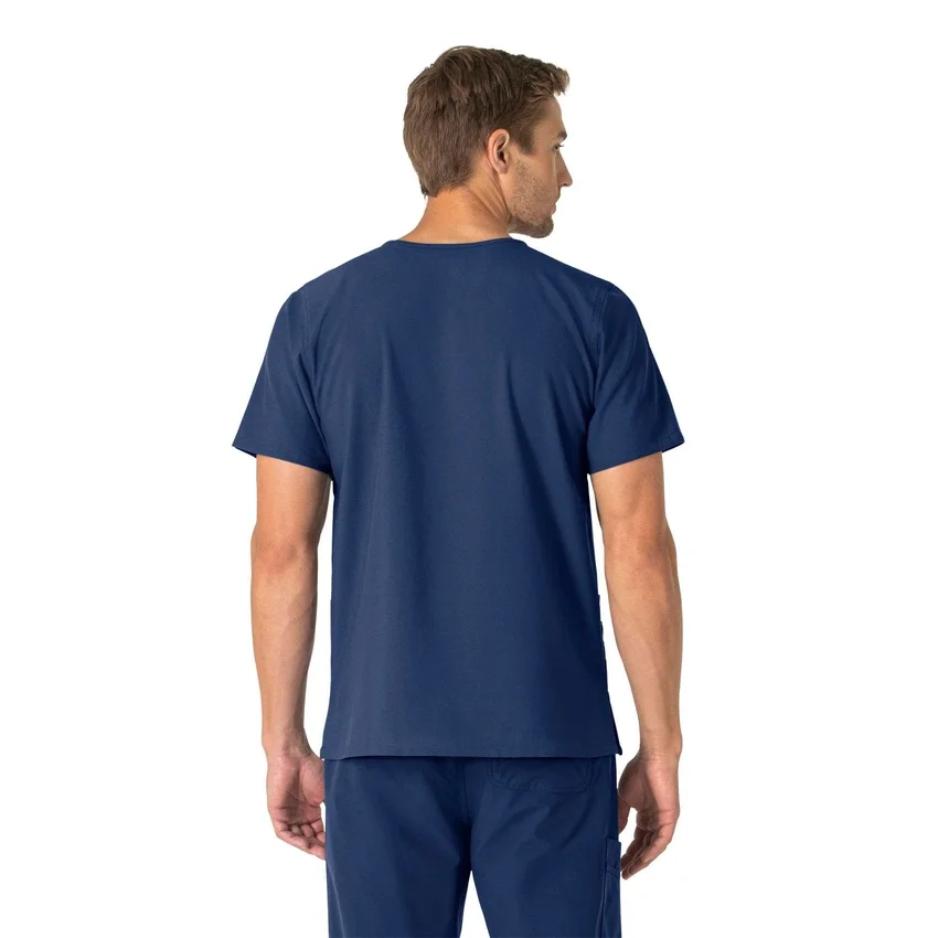 Unisex Force Essentials V-hals 6-lommet scrub-bluse