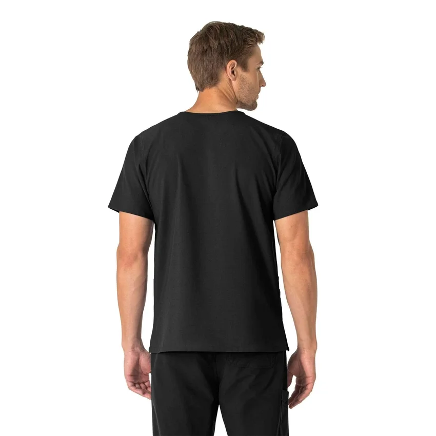 Unisex Force Essentials V-hals 6-lommet scrub-bluse