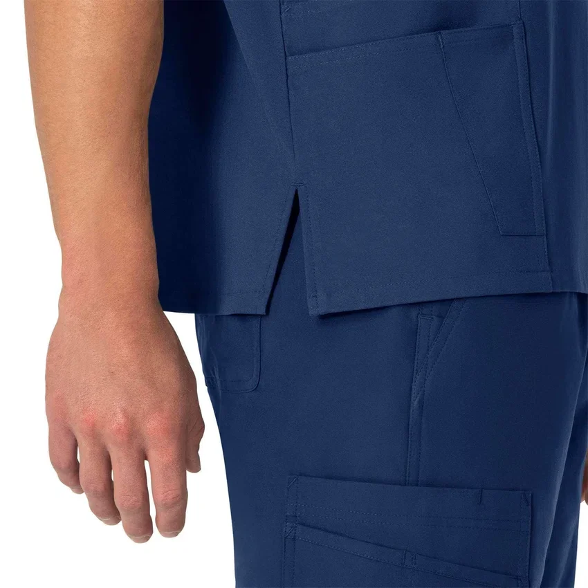 Unisex Force Essentials V-hals 6-lommet scrub-bluse