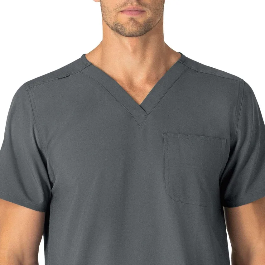 Unisex Force Essentials V-hals 6-lommet scrub-bluse