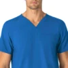Unisex Force Essentials V-hals 6-lommet scrub-bluse