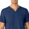 Unisex Force Essentials V-hals 6-lommet scrub-bluse