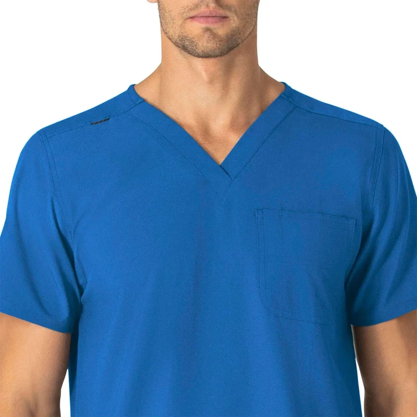 Unisex Force Essentials V-hals 6-lommet scrub-bluse