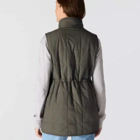 Vandtæt, isoleret vest til kvinder med sherpa-foring – Rain Defender-vest