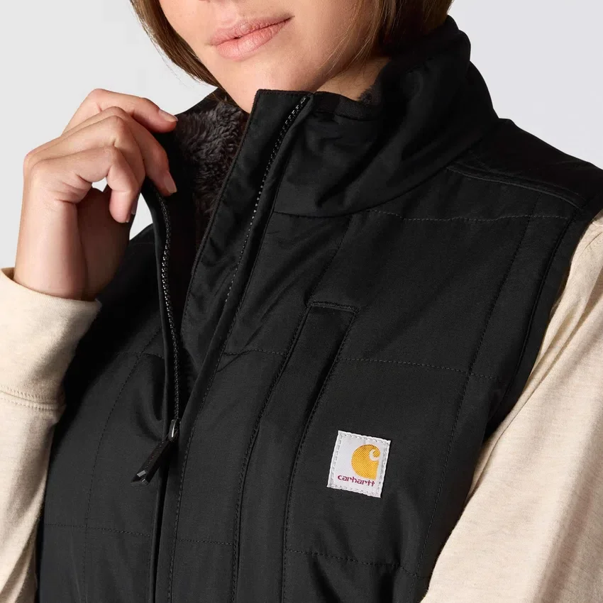 Vandtæt, isoleret vest til kvinder med sherpa-foring – Rain Defender-vest