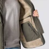 Vandtæt, isoleret vest til kvinder med sherpa-foring – Rain Defender-vest