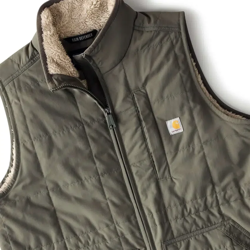 Vandtæt, isoleret vest til kvinder med sherpa-foring – Rain Defender-vest