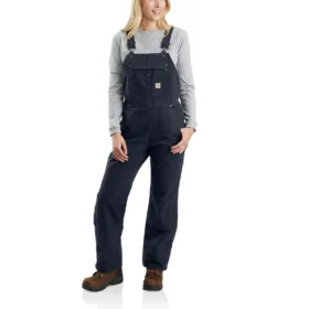 Varmt isolerede overalls i vasket duck til kvinder