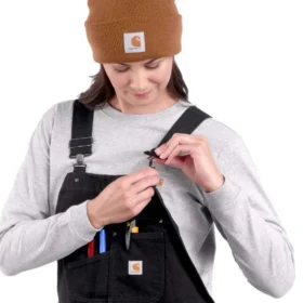 Varmt isolerede overalls i vasket duck til kvinder