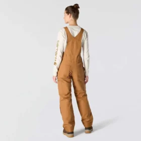 Varmt isolerede overalls i vasket duck til kvinder
