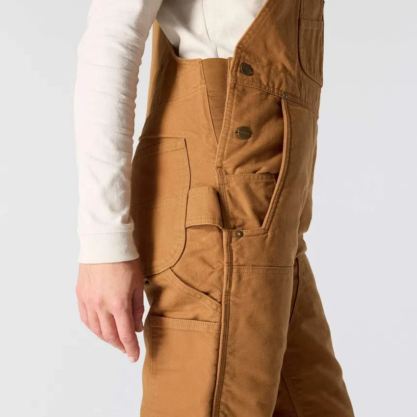 Varmt isolerede overalls i vasket duck til kvinder