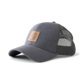 Vasket duck-trucker-kasket med mesh-bagside