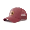 Vasket duck-trucker-kasket med mesh-bagside