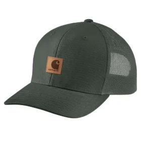 Vasket duck-trucker-kasket med mesh-bagside