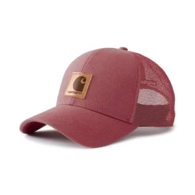 Vasket duck-trucker-kasket med mesh-bagside