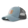 Vasket duck-trucker-kasket med mesh-bagside