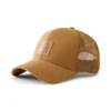 Vasket duck-trucker-kasket med mesh-bagside