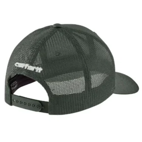 Vasket duck-trucker-kasket med mesh-bagside