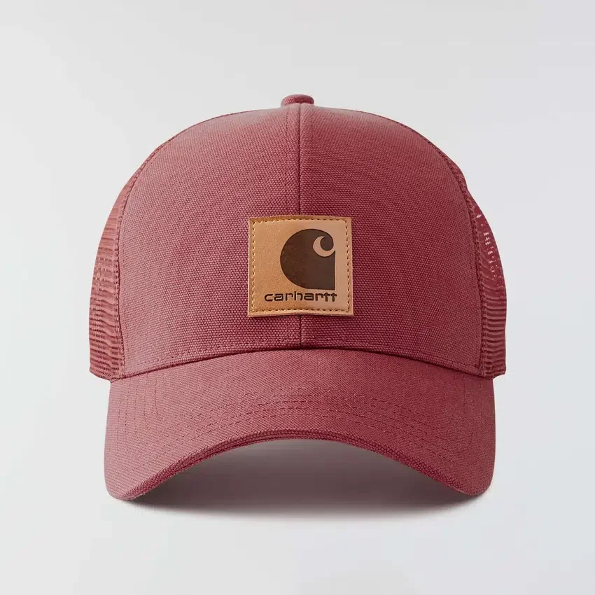 Vasket duck-trucker-kasket med mesh-bagside