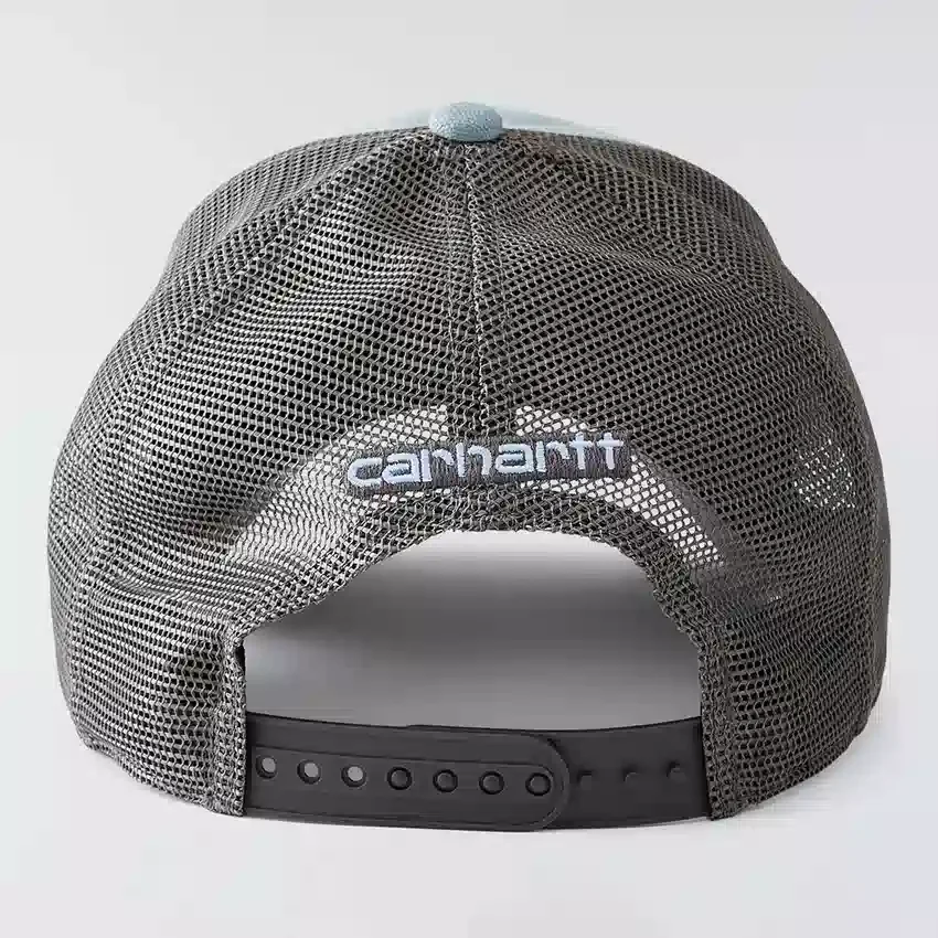 Vasket duck-trucker-kasket med mesh-bagside