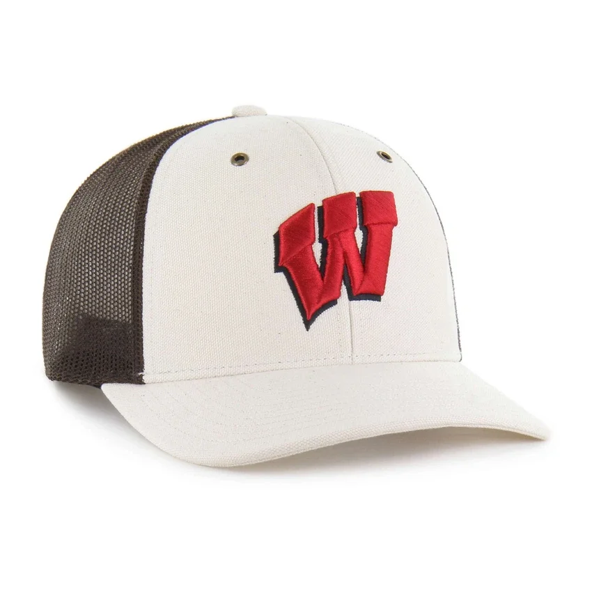 Wisconsin Badgers '47 ufarvet trucker-kasket